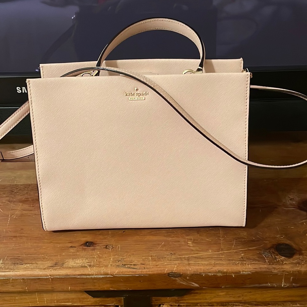 Pink Kate Spade purse with free wallet